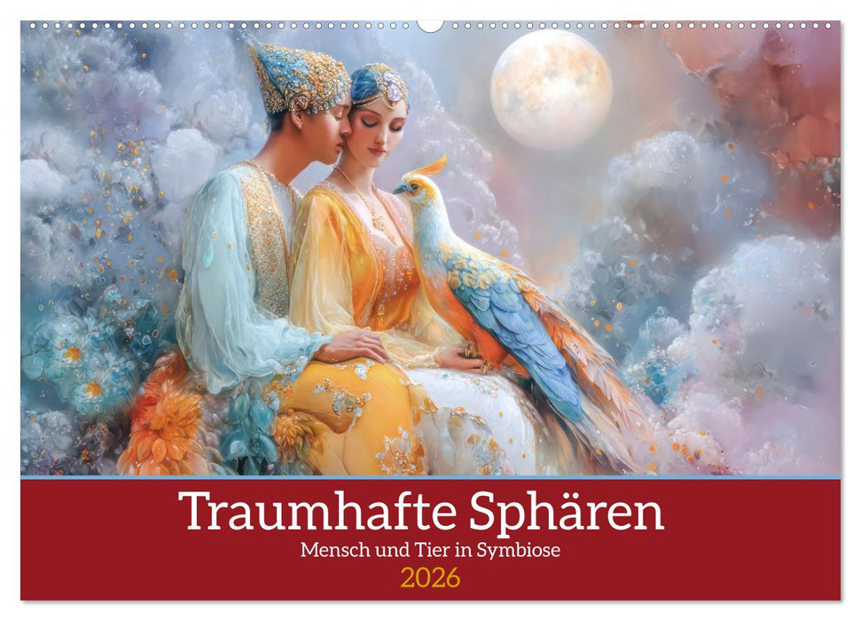 Traumhafte Sphären - Mensch und Tier in Symbiose (CALVENDO Wandkalender 2026)