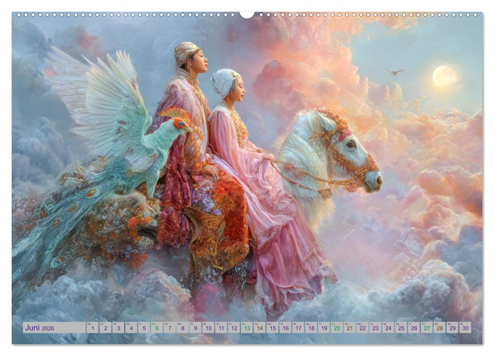 Traumhafte Sphären - Mensch und Tier in Symbiose (CALVENDO Wandkalender 2026)