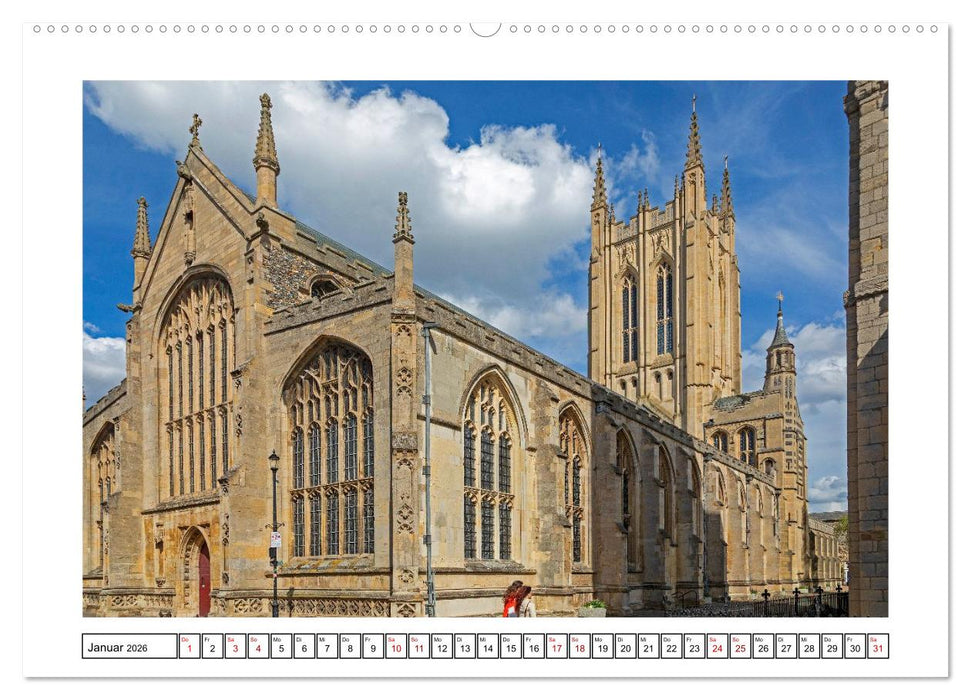 Sehenswertes in Englands Süden (CALVENDO Premium Wandkalender 2026)