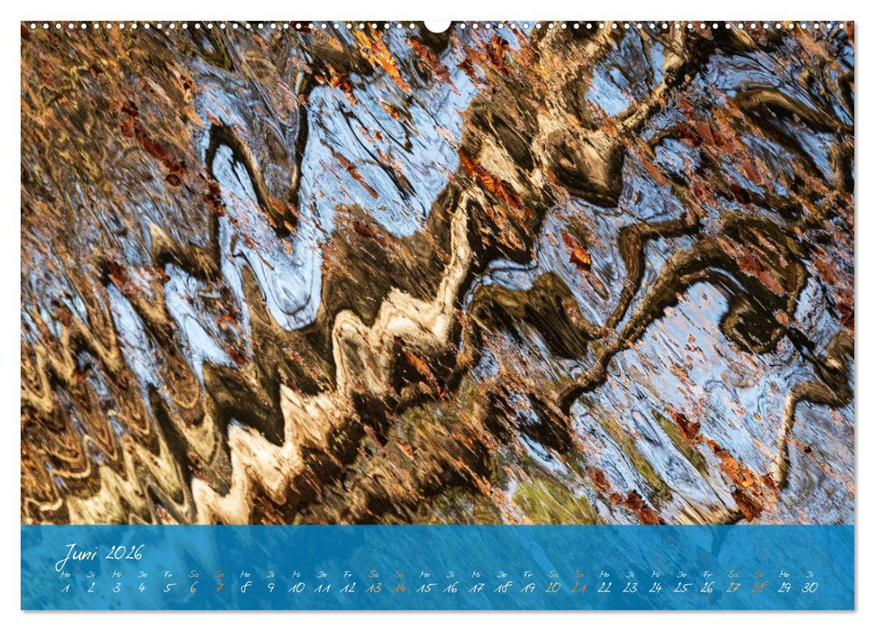 Natur abstrakt Farben und Strukturen (CALVENDO Wandkalender 2026)