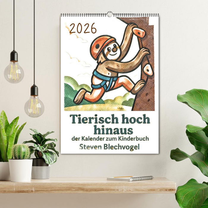 Tierisch hoch hinaus: Von A bis Z durchs Kletterabenteuer! - Der Kalender zum Kinderbuch (CALVENDO Wandkalender 2026)