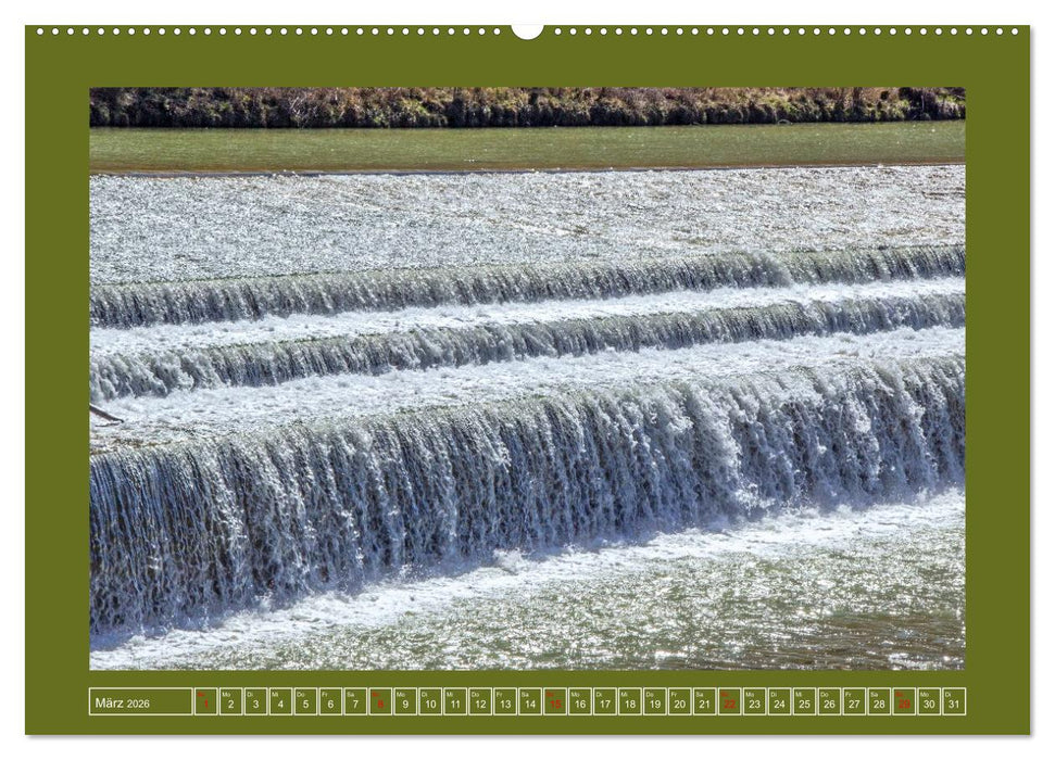 Es fließt die Saalach (CALVENDO Wandkalender 2026)