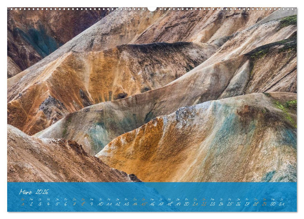 Natur abstrakt Farben und Strukturen (CALVENDO Premium Wandkalender 2026)