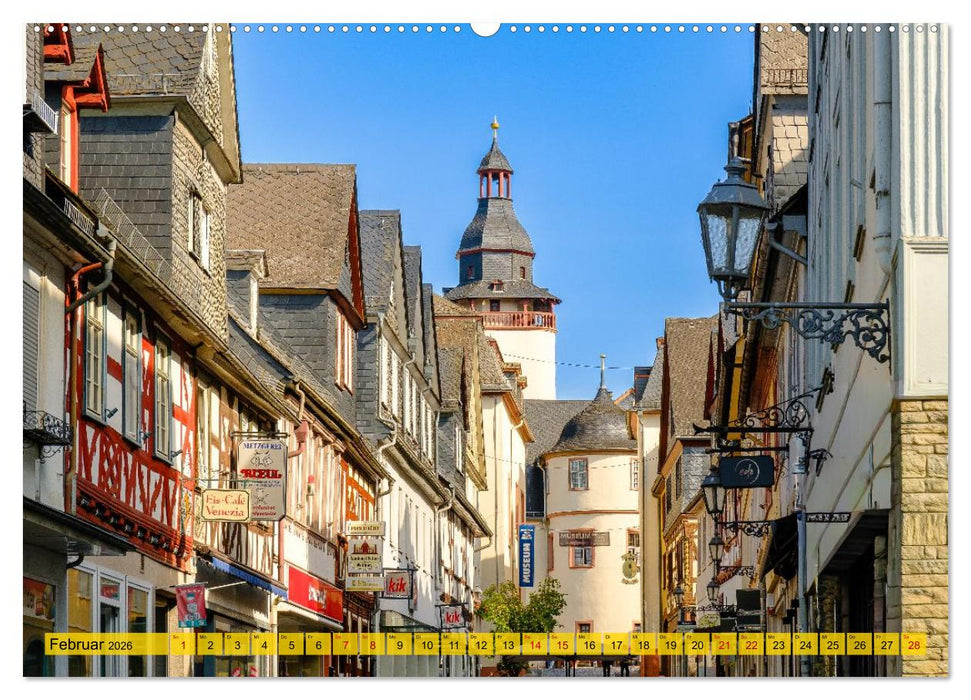 Ein Blick auf Weilburg an der Lahn (CALVENDO Wandkalender 2026)