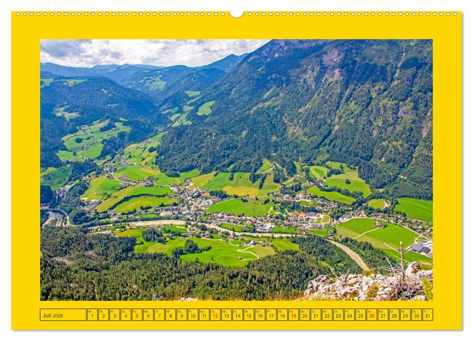 Es fließt die Saalach (CALVENDO Premium Wandkalender 2026)