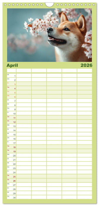 Hundeglück (CALVENDO Familienplaner 2026)