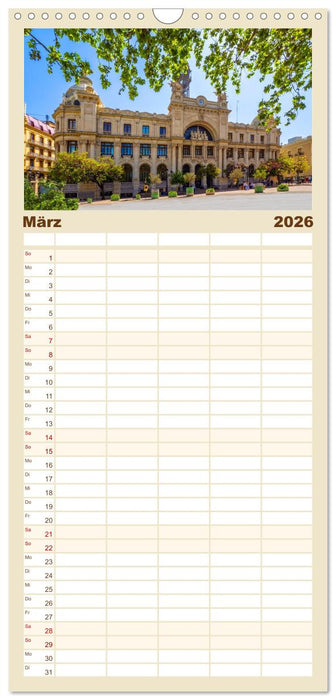 Zauberhaftes Valencia (CALVENDO Familienplaner 2026)