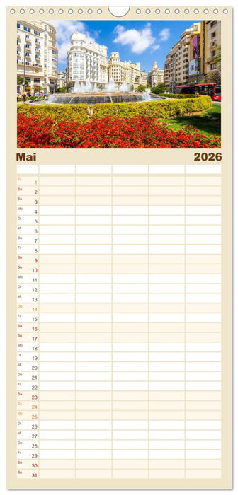 Zauberhaftes Valencia (CALVENDO Familienplaner 2026)