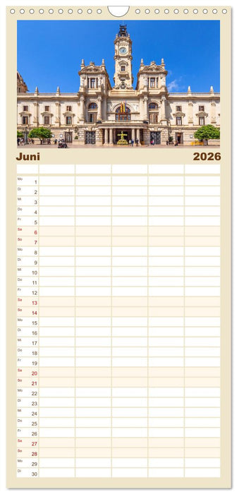 Zauberhaftes Valencia (CALVENDO Familienplaner 2026)