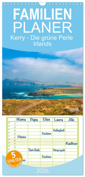Kerry - Die grüne Perle Irlands (CALVENDO Familienplaner 2026)