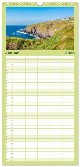 Kerry - Die grüne Perle Irlands (CALVENDO Familienplaner 2026)