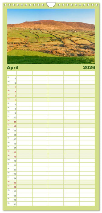 Kerry - Die grüne Perle Irlands (CALVENDO Familienplaner 2026)