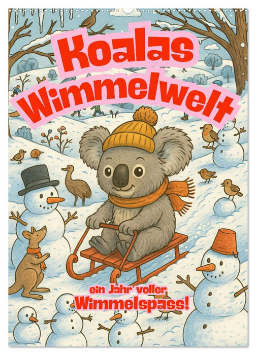 Koalas Wimmelwelt ein Jahr voller Wimmelspass! (CALVENDO Wandkalender 2026)