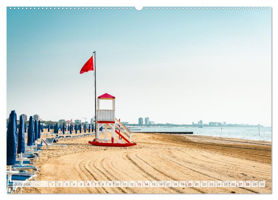 Lignano in Italien. Sommer Strand und Meer (CALVENDO Wandkalender 2026)