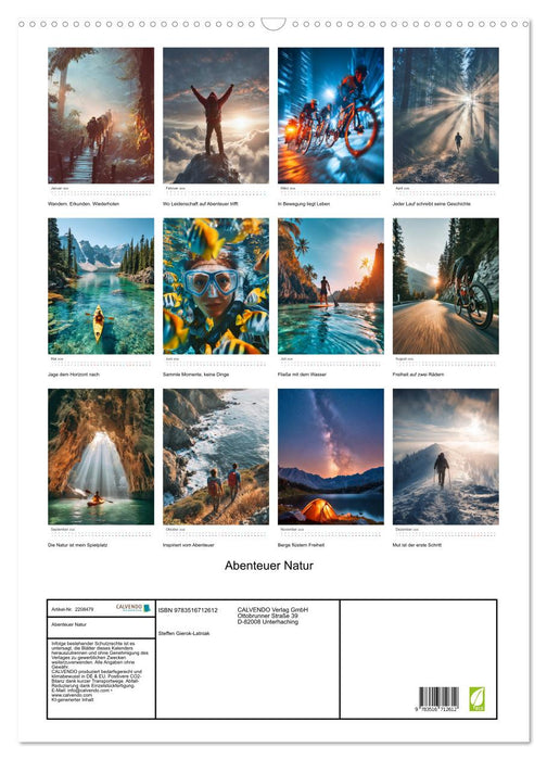 Abenteuer Natur (CALVENDO Wandkalender 2026)