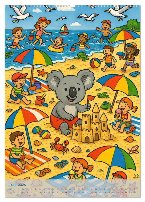Koalas Wimmelwelt ein Jahr voller Wimmelspass! (CALVENDO Premium Wandkalender 2026)
