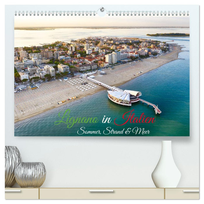 Lignano in Italien. Sommer Strand und Meer (CALVENDO Premium Wandkalender 2026)