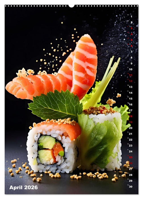 Köstliches Sushi (CALVENDO Wandkalender 2026)