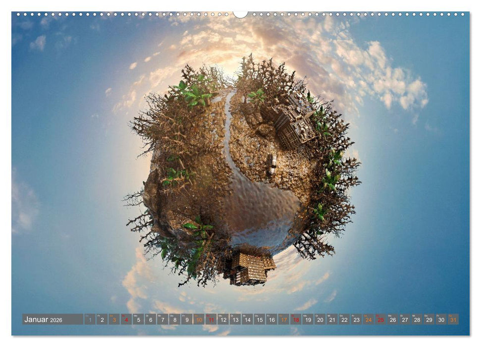 Fisheye Fotografie (CALVENDO Premium Wandkalender 2026)