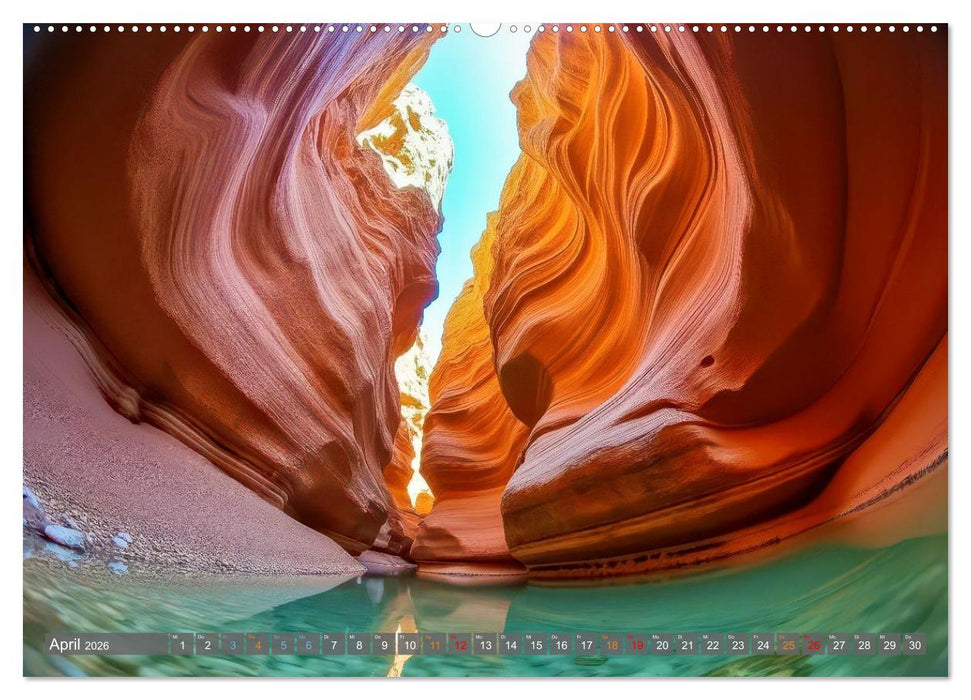 Fisheye Fotografie (CALVENDO Premium Wandkalender 2026)