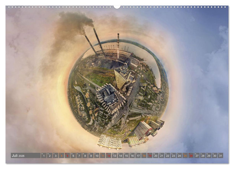 Fisheye Fotografie (CALVENDO Premium Wandkalender 2026)