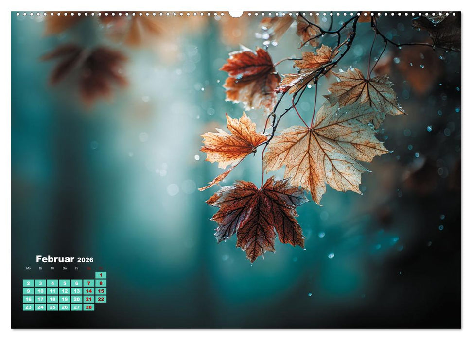 Herbstgeflüster - Farben, die vom Wind erzählen (CALVENDO Premium Wandkalender 2026)