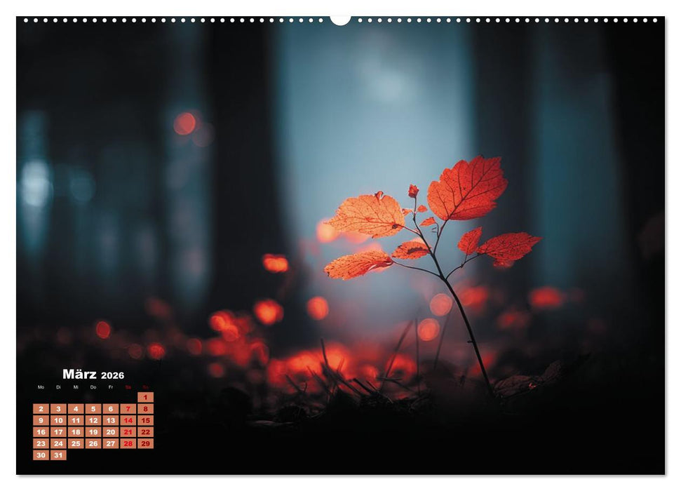Herbstgeflüster - Farben, die vom Wind erzählen (CALVENDO Premium Wandkalender 2026)