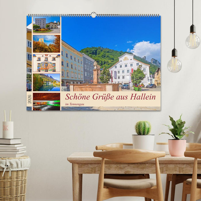 Schöne Grüße aus Hallein (CALVENDO Wandkalender 2026)
