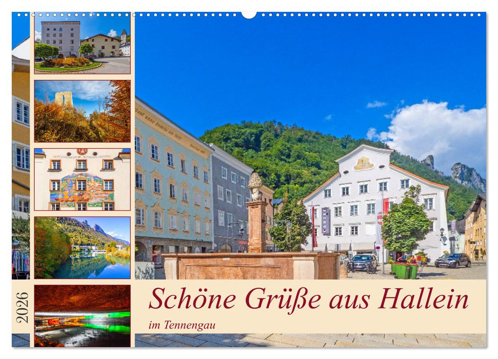 Schöne Grüße aus Hallein (CALVENDO Wandkalender 2026)
