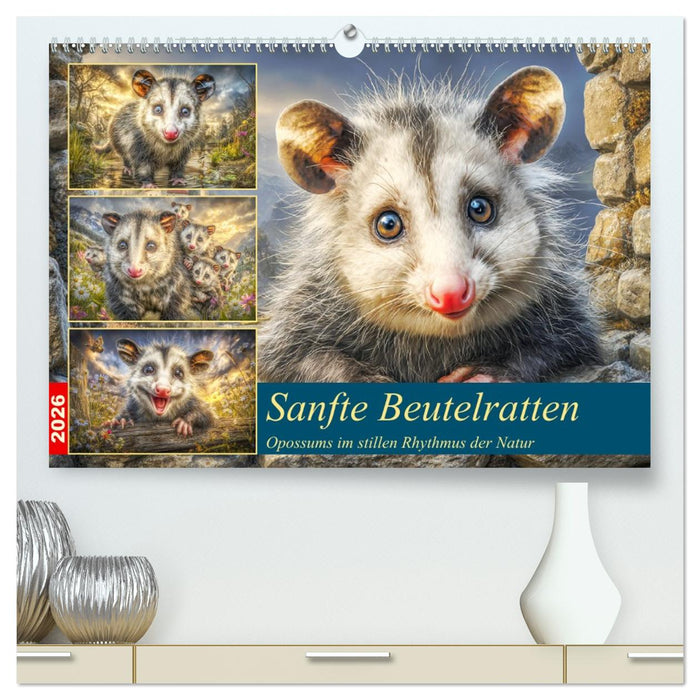 Sanfte Beutelratten. Opossums im stillen Rhythmus der Natur (CALVENDO Premium Wandkalender 2026)