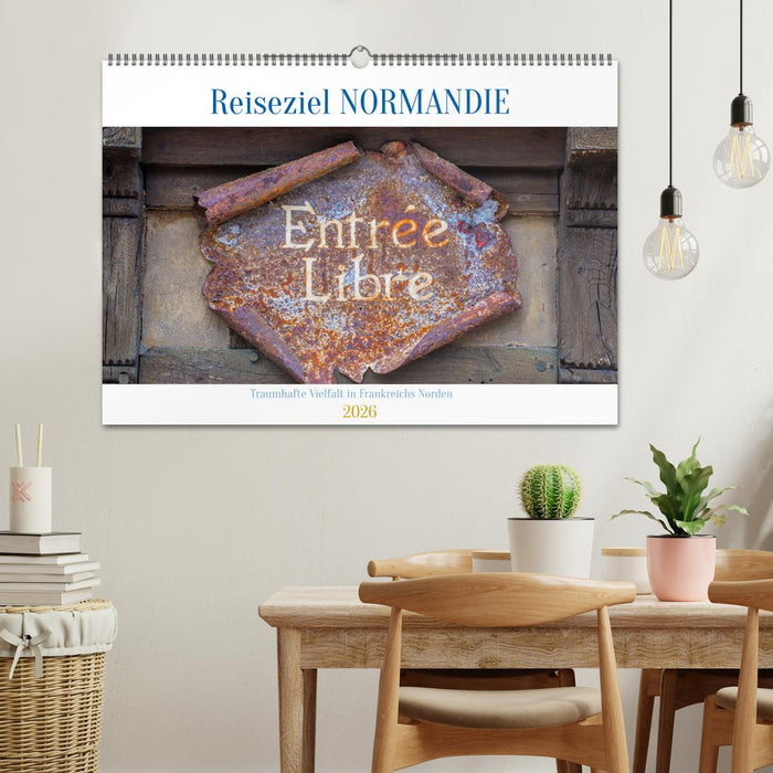 Reiseziel Normandie (CALVENDO Wandkalender 2026)