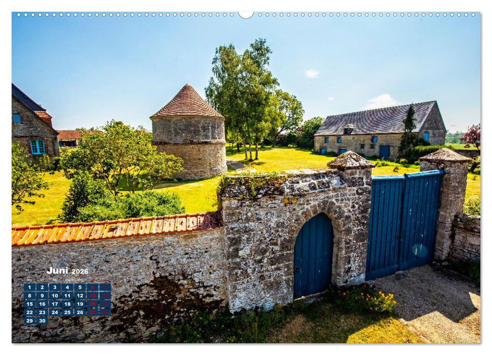 Reiseziel Normandie (CALVENDO Wandkalender 2026)