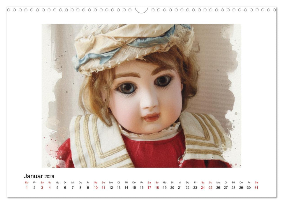 Sammlerstücke: Puppen und Bären (CALVENDO Wandkalender 2026)