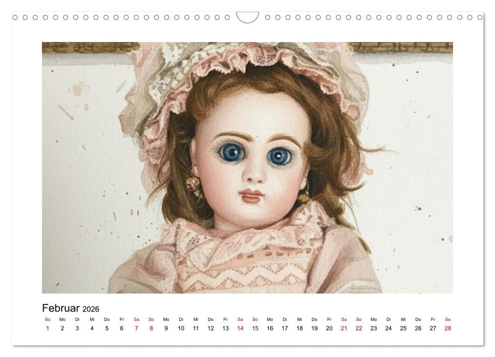 Sammlerstücke: Puppen und Bären (CALVENDO Wandkalender 2026)