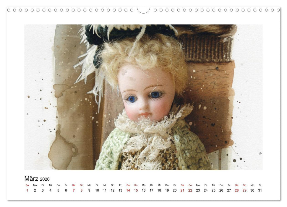 Sammlerstücke: Puppen und Bären (CALVENDO Wandkalender 2026)