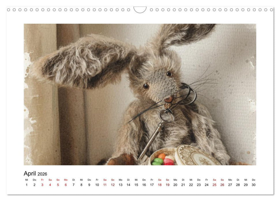 Sammlerstücke: Puppen und Bären (CALVENDO Wandkalender 2026)