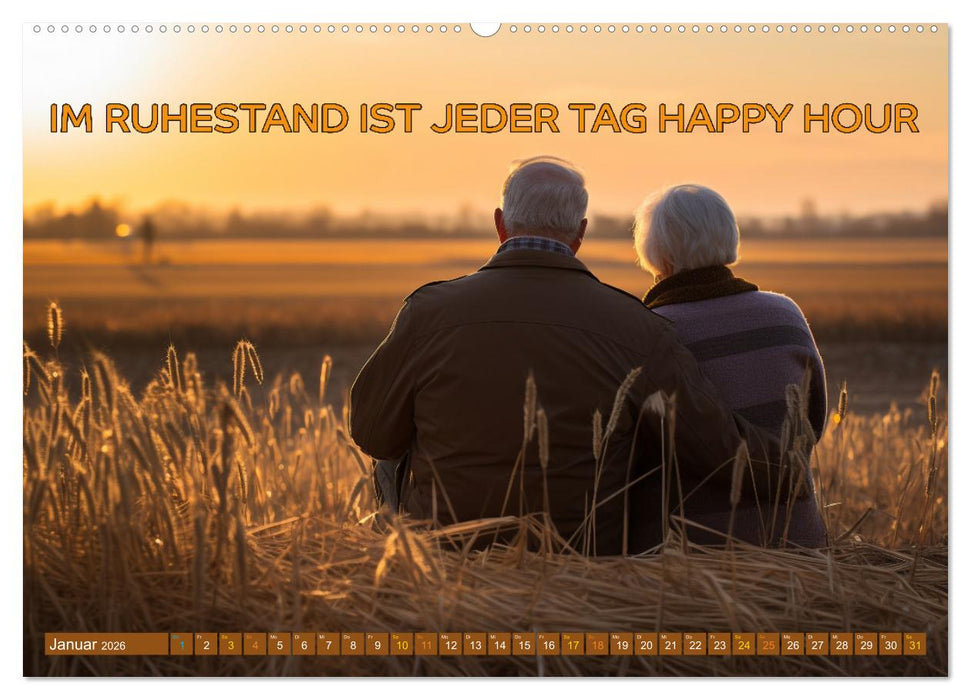 Auf zu neuen Ufern - Ruhestand (CALVENDO Premium Wandkalender 2026)