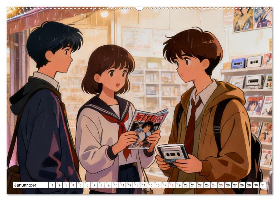 Zeitreise nach Tokio (CALVENDO Wandkalender 2026)