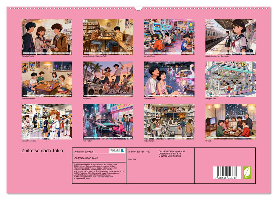 Zeitreise nach Tokio (CALVENDO Premium Wandkalender 2026)