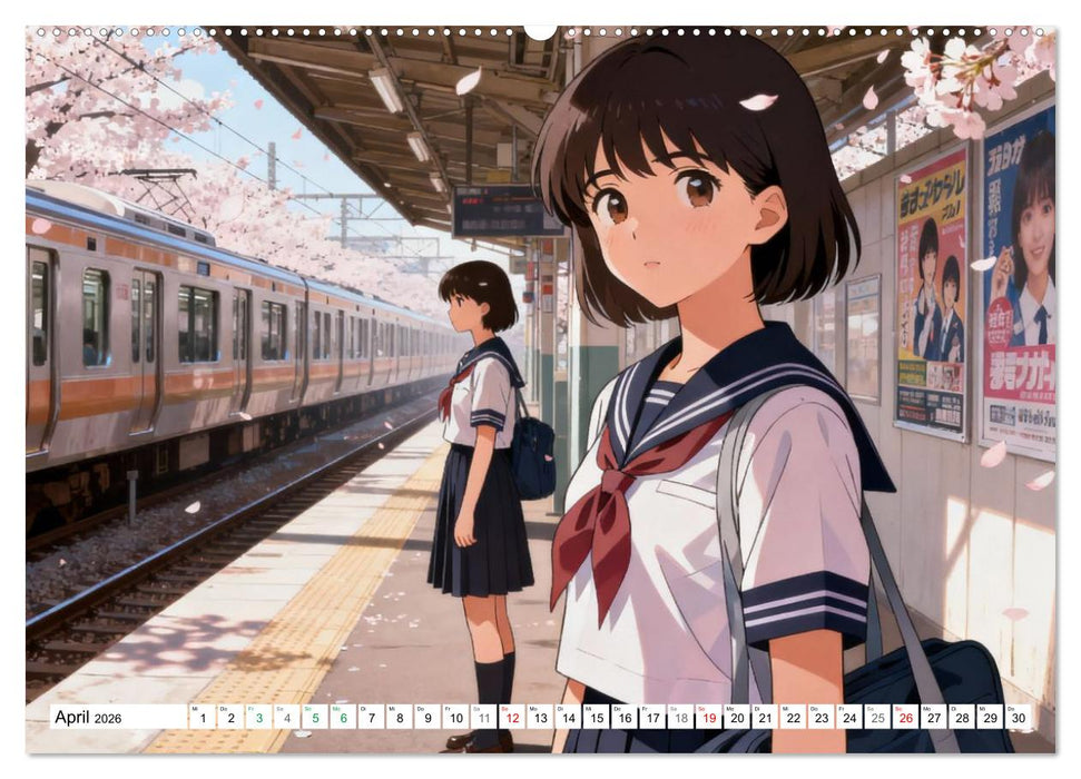 Zeitreise nach Tokio (CALVENDO Premium Wandkalender 2026)