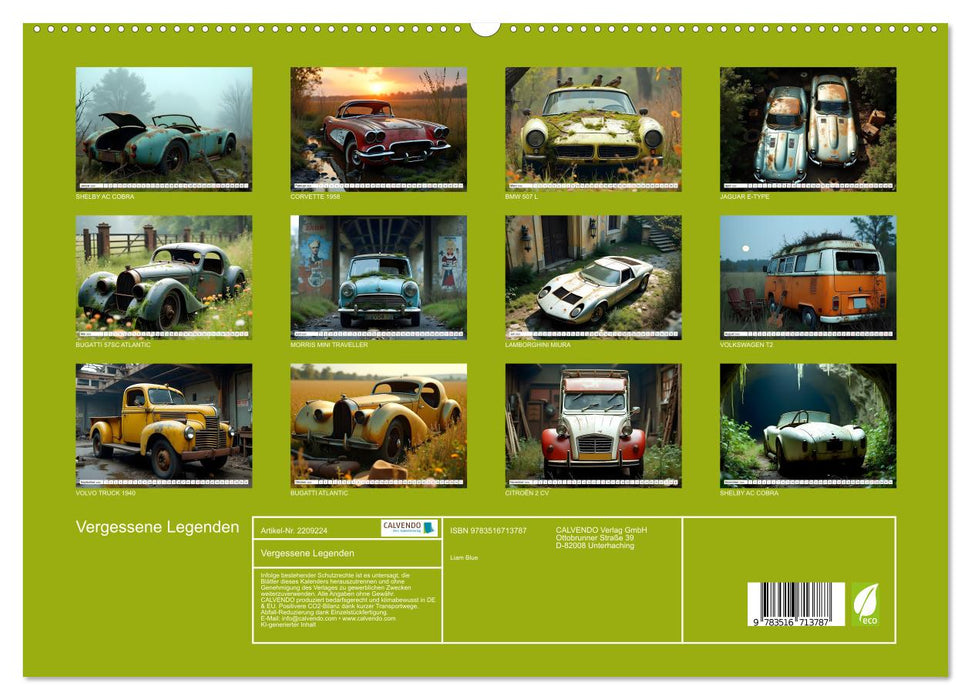 Vergessene Legenden (CALVENDO Premium Wandkalender 2026)