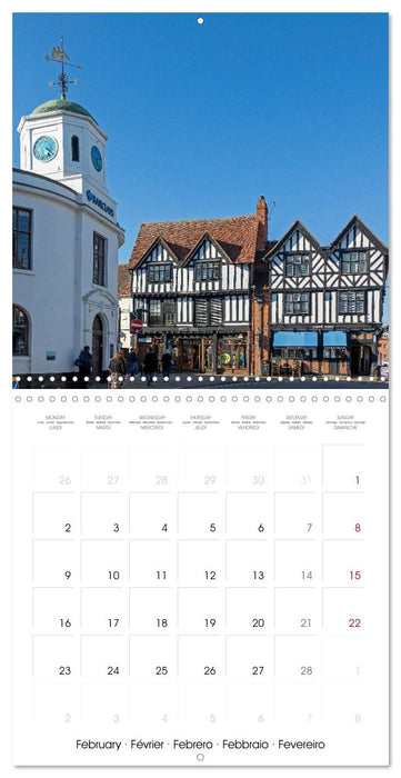 Stratford upon Avon - Shakespeare's Hometown (CALVENDO Monthly Calendar 2026)