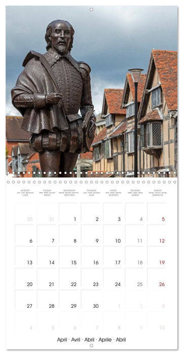 Stratford upon Avon - Shakespeare's Hometown (CALVENDO Monthly Calendar 2026)