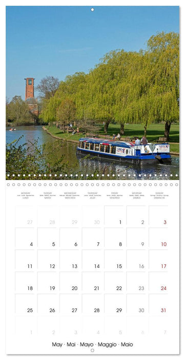 Stratford upon Avon - Shakespeare's Hometown (CALVENDO Monthly Calendar 2026)