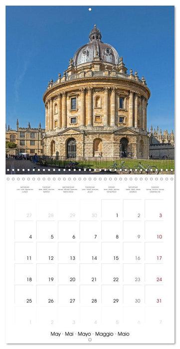 Oxford - City of Dreaming Spires (CALVENDO Monthly Calendar 2026)