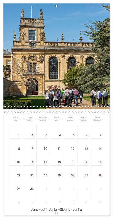 Oxford - City of Dreaming Spires (CALVENDO Monthly Calendar 2026)