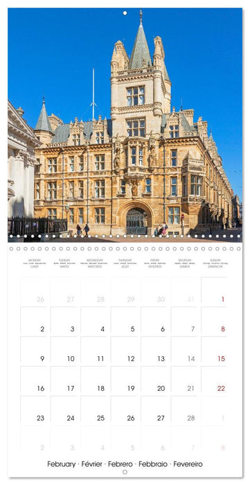 Cambridge - Historic city in eastern England (CALVENDO Monthly Calendar 2026)