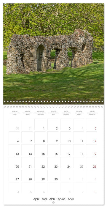 Bury St Edmunds - Historic town in eastern England (CALVENDO Monthly Calendar 2026)