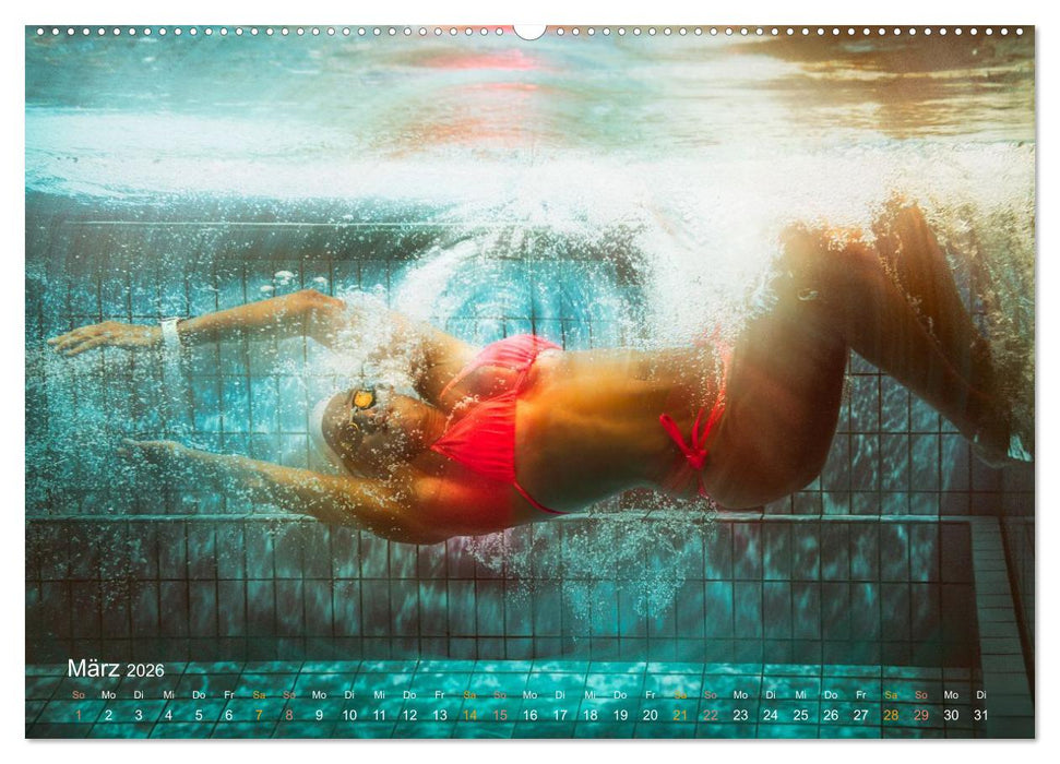 SCHWIMMGLÜCK (CALVENDO Wandkalender 2026)