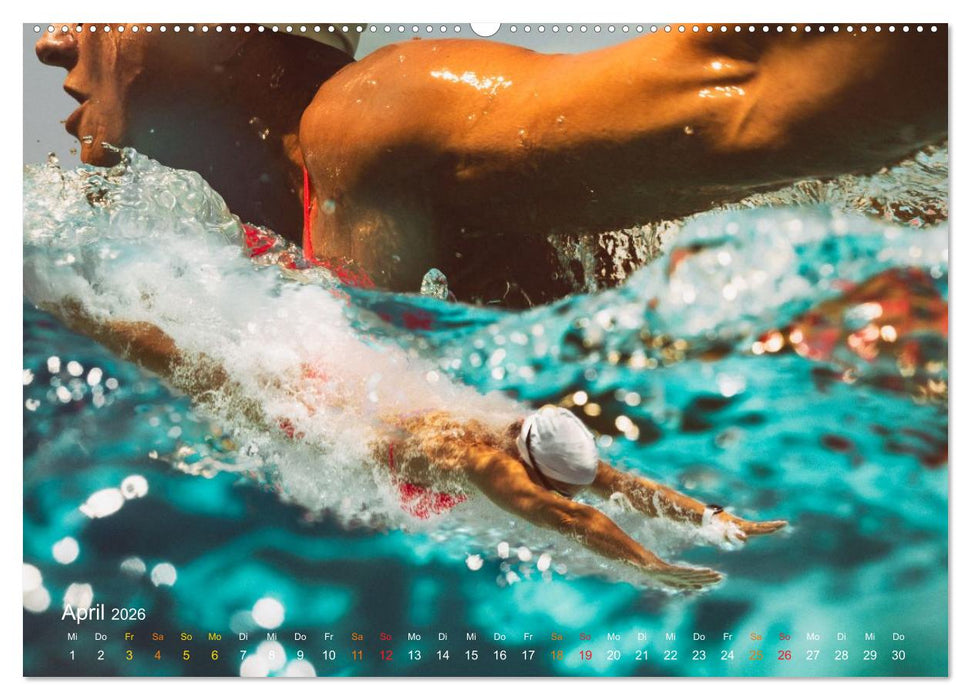 SCHWIMMGLÜCK (CALVENDO Wandkalender 2026)